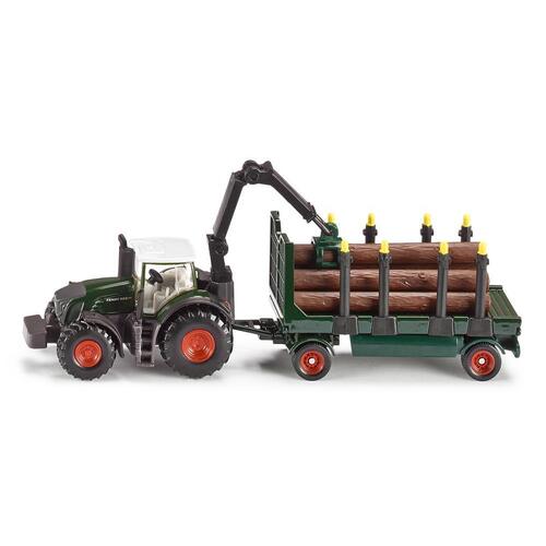 Siku - Tractor with Forestry Trailer - 1:87 Scale