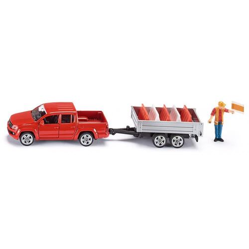 Siku - Pick-Up with Tipping Trailer - 1:55 Scale