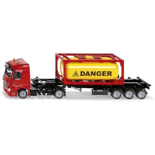 Siku - Mercedes Benz Truck with Bulk Container - 1:50 Scale